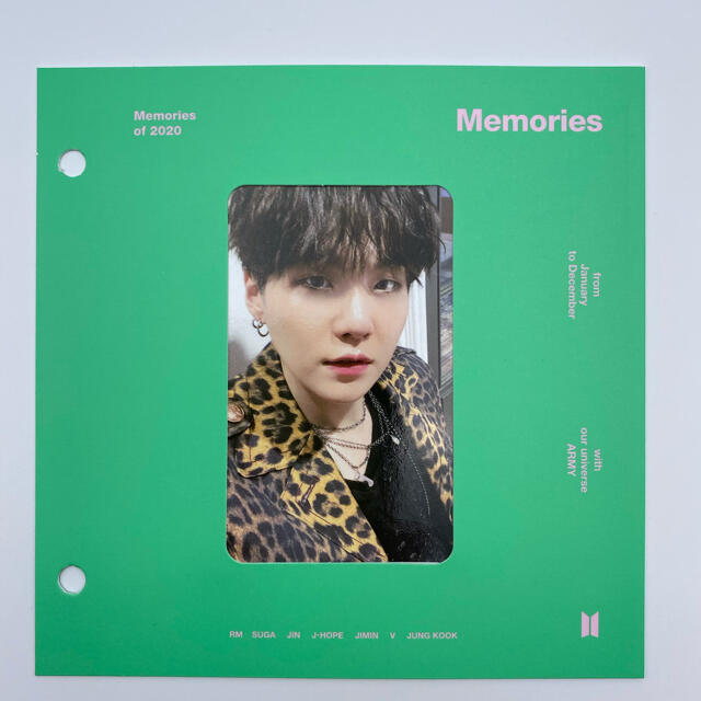 BTS Memories 2020 Blu-ray SUGA トレカ台紙付き