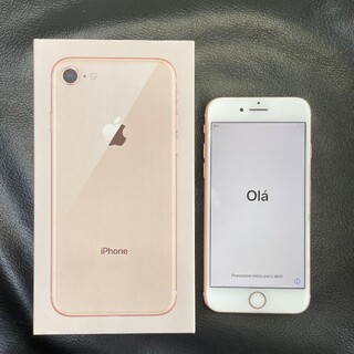 ☆美品(*ᴗ͈ˬᴗ͈)⁾⁾　iPhone 8 ピンクゴールド 64 GB☆(スマートフォン本体)