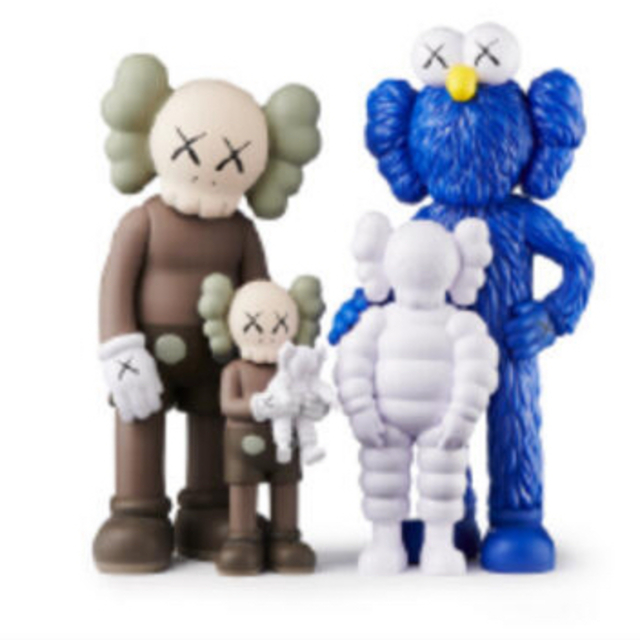 KAWS FAMILY BROWN BLUE WHITE