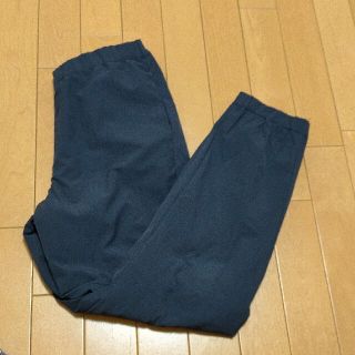 ユニクロ(UNIQLO)のネイビーのパンツ　160㌢　裏起毛(パンツ/スパッツ)