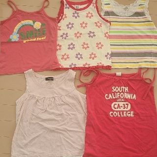 コムサイズム(COMME CA ISM)の激安　コムサ　女の子ノースリーブ　5枚セット　まとめ売り　110～130(Tシャツ/カットソー)