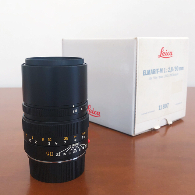 LEICA(ライカ)の【美品】Leica エルマリート-M 90mm F2.8 ブラック スマホ/家電/カメラのカメラ(レンズ(単焦点))の商品写真