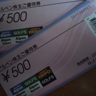 アルペン株主優待券(ショッピング)