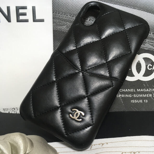 【新作】 CHANEL シャネル ラムスキン マトラッセ iPhoneケース