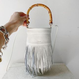 【美品】CHIEKO＋ mini bamboo blanco BAG (その他)