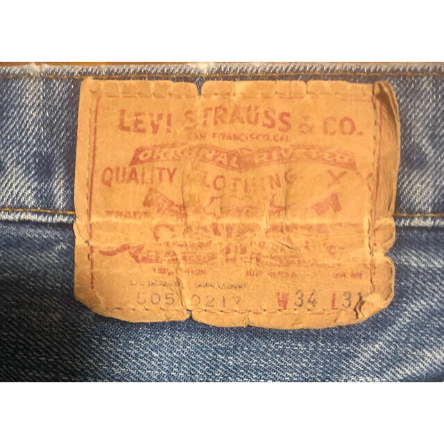 Levi's(リーバイス)の66前期 W34 L31 リーバイス 505 デニムパンツ メンズのパンツ(デニム/ジーンズ)の商品写真