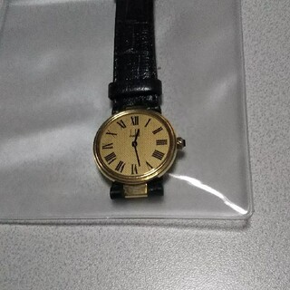 ダンヒル(Dunhill)の超希少ダンヒルSV925ローマンゴールド文字盤レディースジャンク(腕時計)