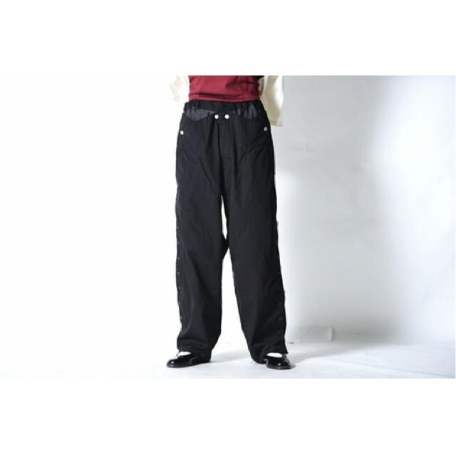 スラックス20SS LEH Sailor Wide Wrapping Pants 墨染