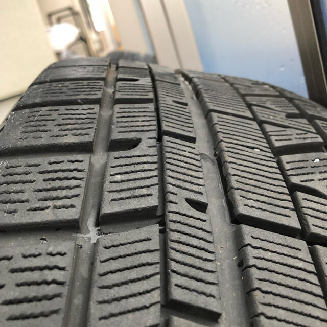 エルグランド純正ホイール付　スタッドレスタイヤ225/55R/18 自動車/バイクの自動車(タイヤ・ホイールセット)の商品写真