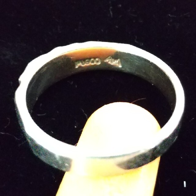プラチナリング  16号  男女兼用可能 レディースのアクセサリー(リング(指輪))の商品写真