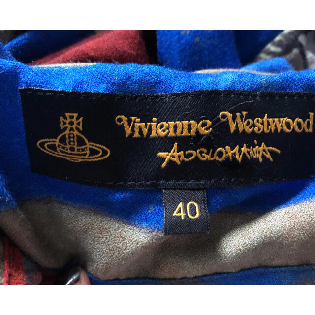 Vivienne Westwood(ヴィヴィアンウエストウッド)のvivienne westwood 変形　国旗スカート　 レディースのスカート(ひざ丈スカート)の商品写真