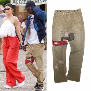 KAPITAL - KAPITAL パッチワークパンツ Travis Scott着用の通販|ラクマ
