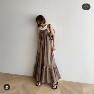 シールームリン(SeaRoomlynn)の限定値下げsearoomlynn♡cottonボリュームキャミドレス(ロングワンピース/マキシワンピース)