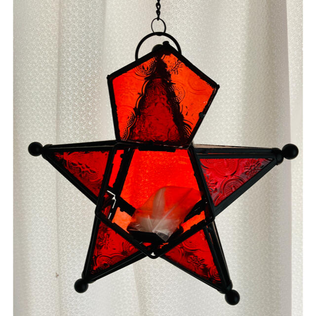 キャンドルホルダー】 赤2個セット❗️星型とグラス型の通販 by ヒロシ 