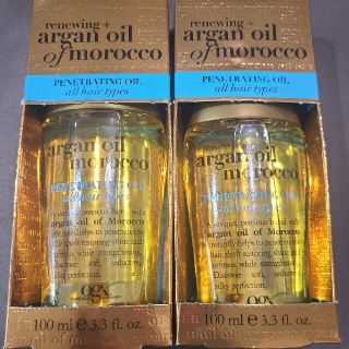 アルガンオイル　モロッコ　洗い流さないトリートメント　ogx argan oil(トリートメント)