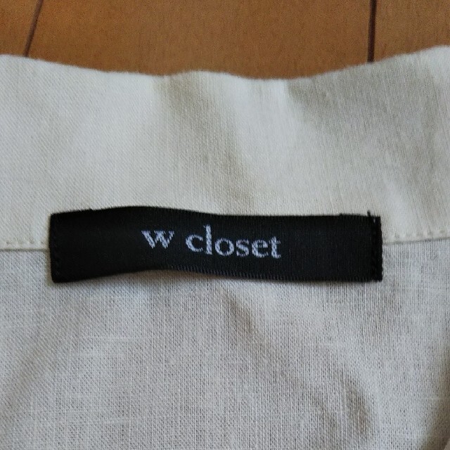 w closet(ダブルクローゼット)のw closet  半袖 ブラウス レディースのトップス(シャツ/ブラウス(半袖/袖なし))の商品写真