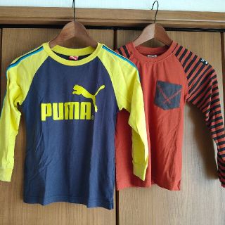 プーマ(PUMA)の長袖Tシャツ 2枚セット 新品＆中古  130㎝(Tシャツ/カットソー)