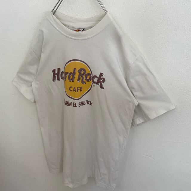 ROCK HARD(ロックハード)の【HardRockCafe】ハードロックカフェ ロゴ入りTシャツ 定番デカロゴ メンズのトップス(Tシャツ/カットソー(半袖/袖なし))の商品写真