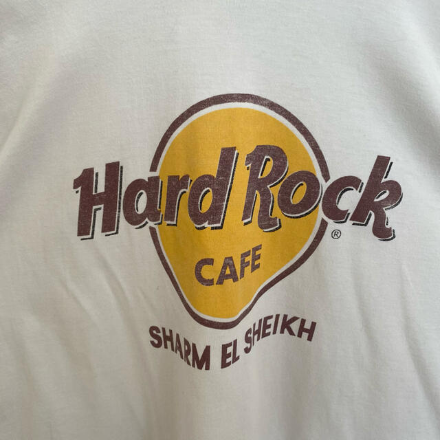 ROCK HARD(ロックハード)の【HardRockCafe】ハードロックカフェ ロゴ入りTシャツ 定番デカロゴ メンズのトップス(Tシャツ/カットソー(半袖/袖なし))の商品写真