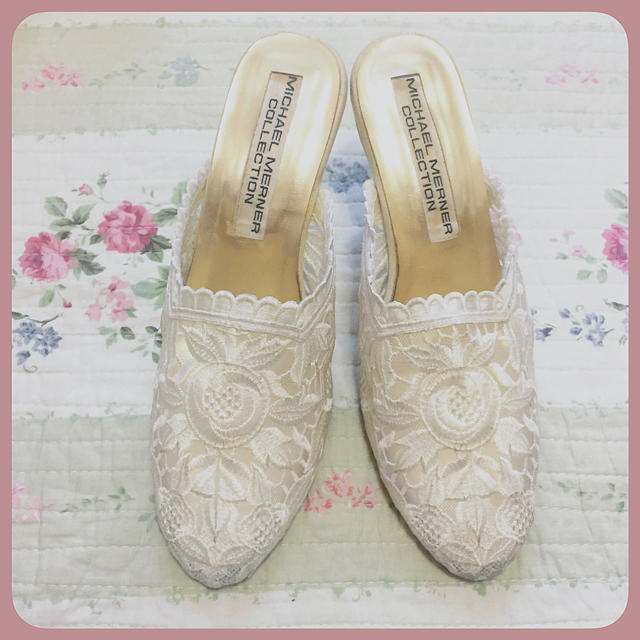 vintage lace mule  レディースの靴/シューズ(ミュール)の商品写真