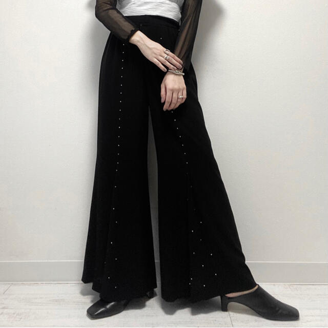 design flare wide pants