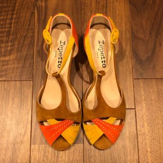 Repetto  配色サンダル　ミュール　美品　レペット(サンダル)