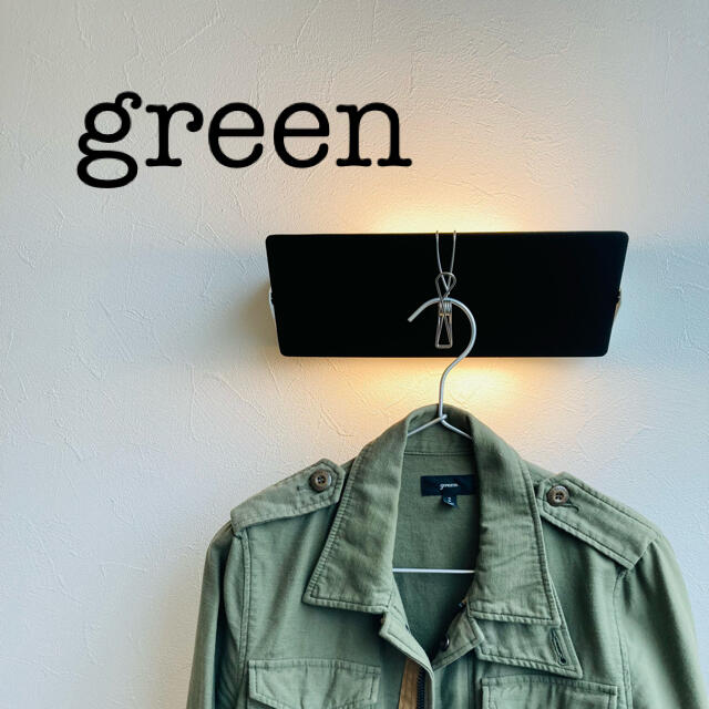 独特な green - green グリーン ミリタリージャケット ミリタリージャケット