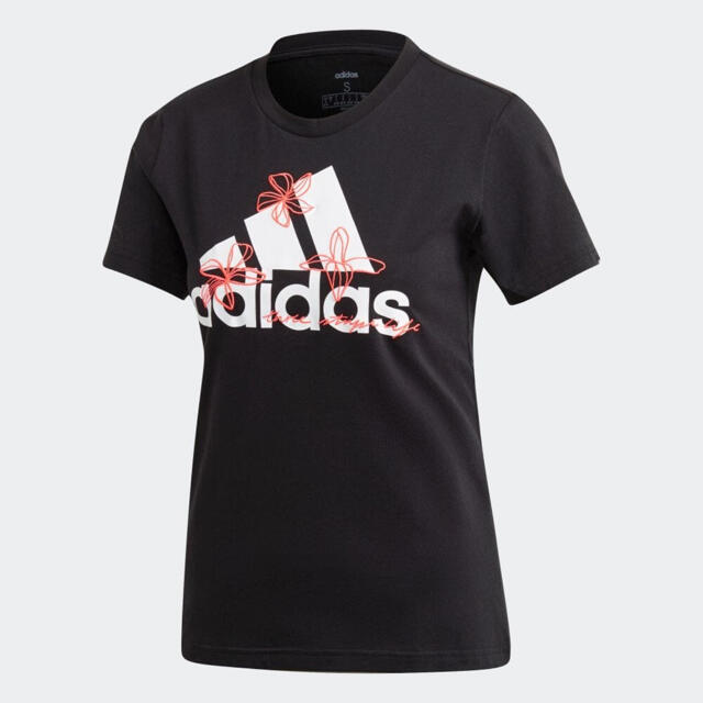 adidas(アディダス)のadidas アディダス Tシャツ 150-160cm 黒 キッズ/ベビー/マタニティのキッズ服女の子用(90cm~)(Tシャツ/カットソー)の商品写真