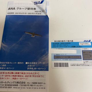 エーエヌエー(ゼンニッポンクウユ)(ANA(全日本空輸))のANA株主優待券(その他)