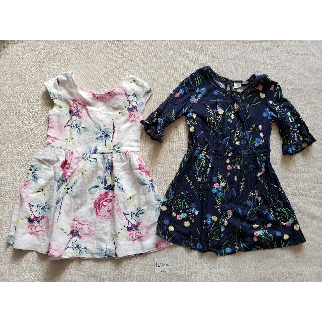 GAP Kids(ギャップキッズ)の115cm120cm130cm　GAP KlDS ワンピース2点セット　紺＋白 キッズ/ベビー/マタニティのキッズ服女の子用(90cm~)(ワンピース)の商品写真