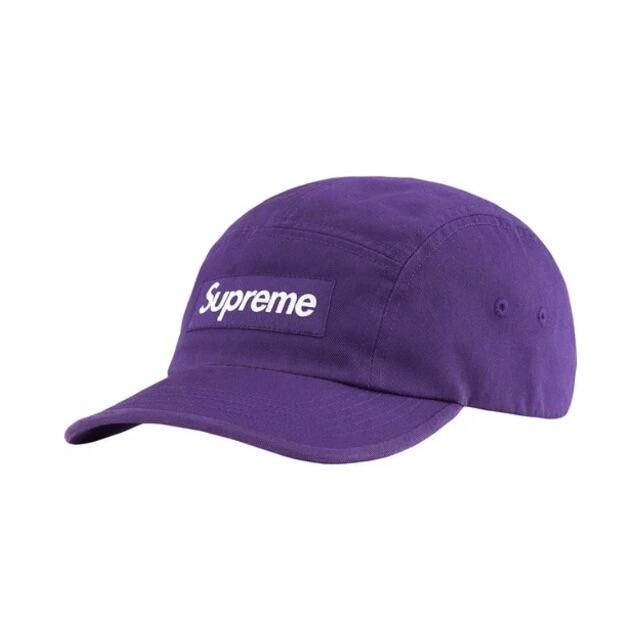 Supreme Washed Chino Twill Cap Purple帽子
