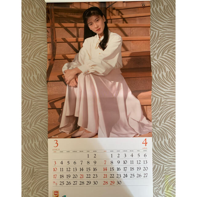 1991年　グリコスターカレンダー エンタメ/ホビーのタレントグッズ(アイドルグッズ)の商品写真