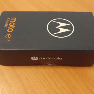 モトローラ(Motorola)の【新品未使用】モトローラ MOTOROLA moto e7 POWER コーラル(スマートフォン本体)