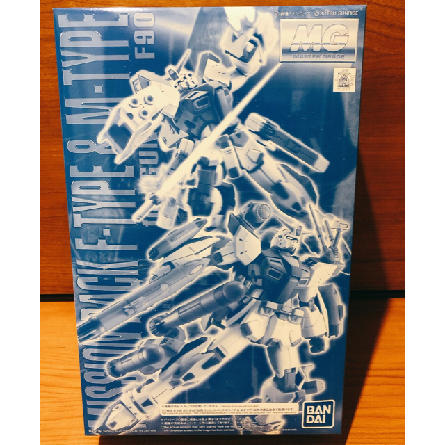 BANDAI(バンダイ)の《未組み立て》ガンプラMG ガンダムF90 ミッションパックE&S&F&M エンタメ/ホビーのおもちゃ/ぬいぐるみ(模型/プラモデル)の商品写真