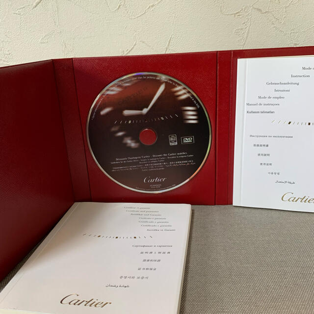 Cartier(カルティエ)のCartierの腕時計空箱(DVD説明書セット付き) その他のその他(その他)の商品写真