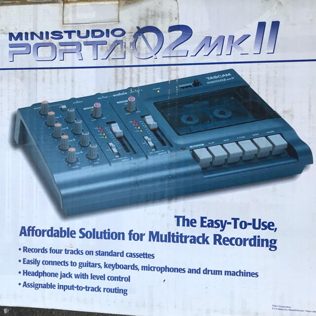 tascam porta 02mk ティアック株マルチカセットトラックレコーダー