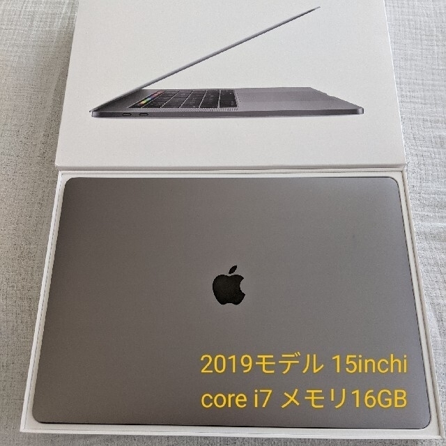 Mac (Apple) - macbook pro 15インチ 2019年発売 corei7 メモリ16GB