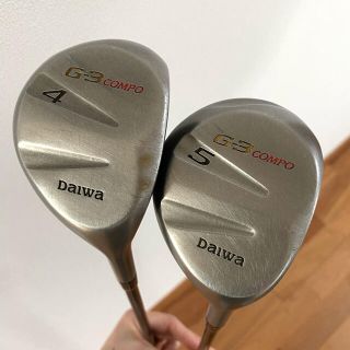 ダイワ(DAIWA)のDaiwa G-3 COMPO カーボンフェース ＃4 ＃5  2本セット(クラブ)