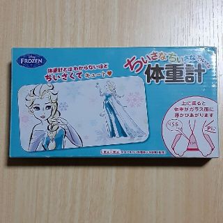 アナトユキノジョオウ(アナと雪の女王)の未使用品!　アナ雪小さな体重計エルサ(体重計)