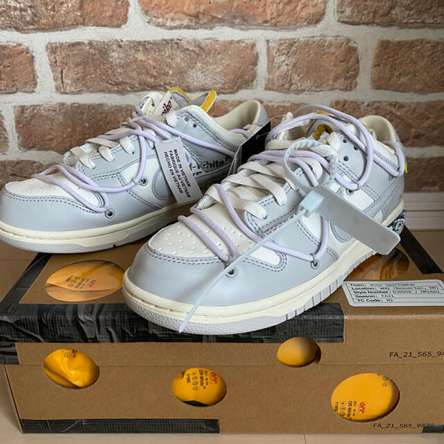 NIKE DUNK LOW×Off-White Lot49 26.5cm ダンク