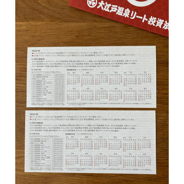 大江戸温泉　宿泊割引　2000円分 チケットの優待券/割引券(宿泊券)の商品写真