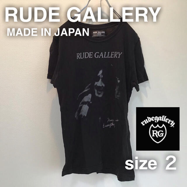 RUDE GALLERY - RUDE GALLERY ルードギャラリー Tシャツ 2 S ブラック