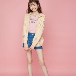 ジェニィ(JENNI)の（新品）ジェニィ ラブ　接触冷感チュールZIPパーカー　130㎝(ジャケット/上着)