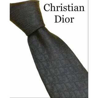 クリスチャン ディオール Dior トロッター柄 ネクタイ