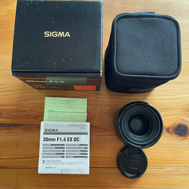 SIGMA 30mm f1.4 EX DC キャノン用