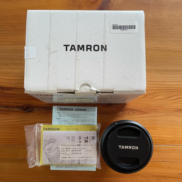 TAMRON 28-75mm f2.8 Di III RXD ソニーEマウント用