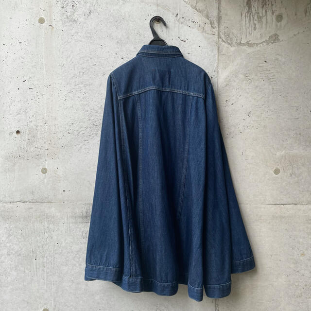 ZARA - ZARA デニムポンチョ・ケープジャケットの通販 by lily's ZARA - ZARA デニムポンチョ・ケープジャケットの通販 by lily's