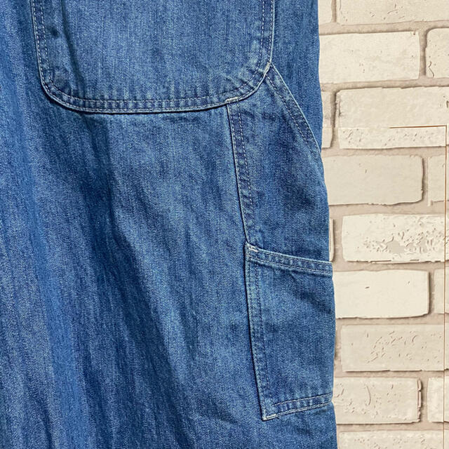 90s 古着 クラフトマン オーバーオール デニム サロペット ビッグシルエット メンズのパンツ(サロペット/オーバーオール)の商品写真