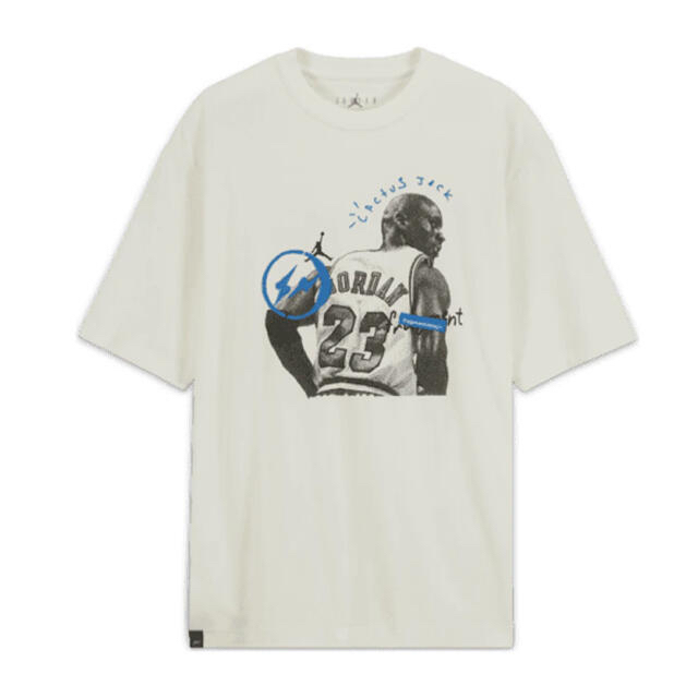 【L】Jordan TravisScott Fragment Tee White