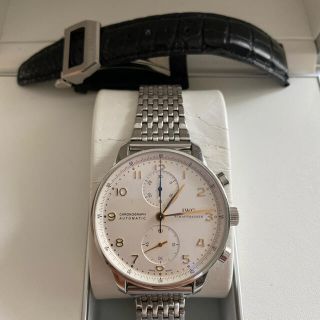 インターナショナルウォッチカンパニー(IWC)の【ナガマツ様専用】IWC ポルトギーゼ クロノグラフ金針(腕時計(アナログ))